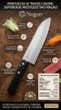 Nóż Santoku Nagao Tsubamesanjo 16,5 cm, rdzeń ze stali VG-10