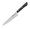 Nóż uniwersalny ząbkowany Samura Harakiri SHR-0024B, ostrze 15 cm, czarny