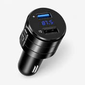 Transmiter FM Extralink Smart Life z Bluetooth i ładowarką 2x USB-A, czarny