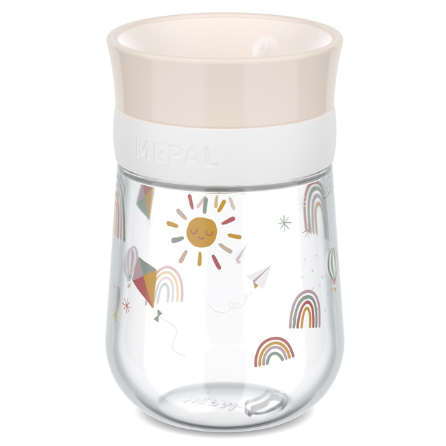 Kubek Dziecięcy Treningowy Do Nauki Picia Mio 300 Ml Sunshine & Rainbow - Mepal