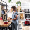 Rondel emaliowany KitchenAid 2,4 l z pokrywką, czerwony