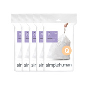 Worki na śmieci Simplehuman Custom Fit kod Q, 50 do 65 l, 100 szt. (5 × 20)