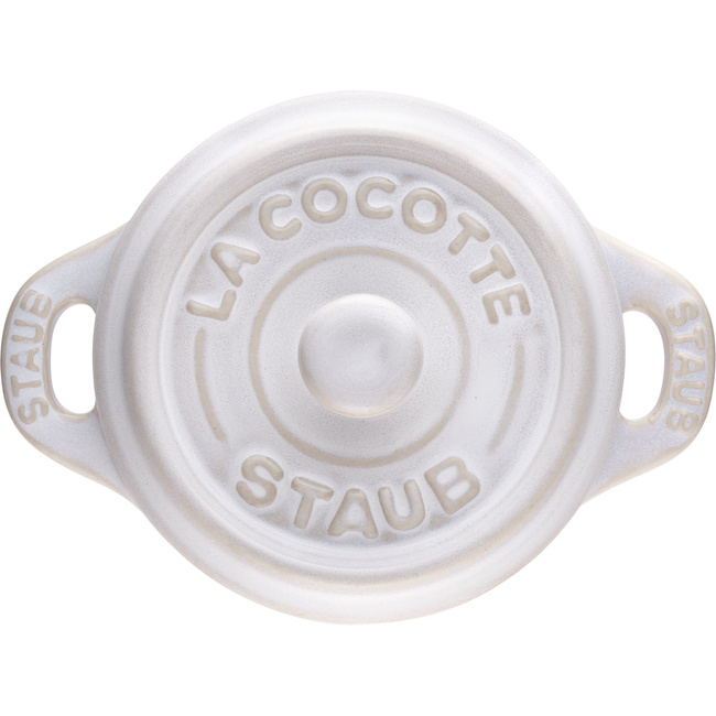 Mini Cocotte Okrągły 200 ml, Kość Słoniowa - Staub