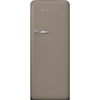 Smeg - Chłodziarko-zamrażarka FAB28RDTP6 50'S RETRO STYLE - Taupe