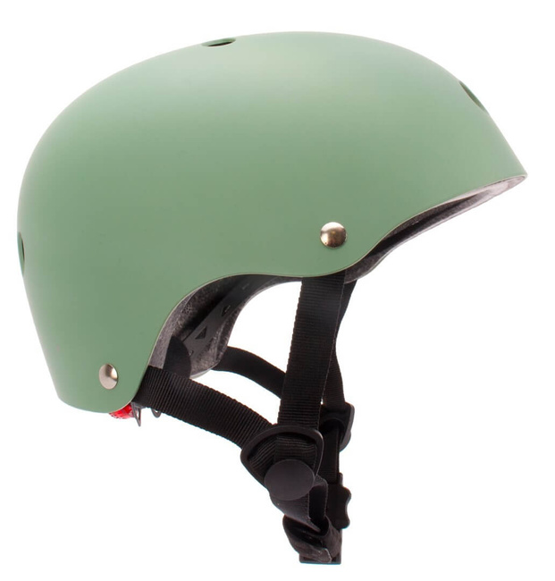 Kask rowerowy dla dzieci Heart Bike - Love 2 Ride, rozm. S, 50-54 cm z lampką LED i klipsem magnetycznym Pistachio - Sunbaby