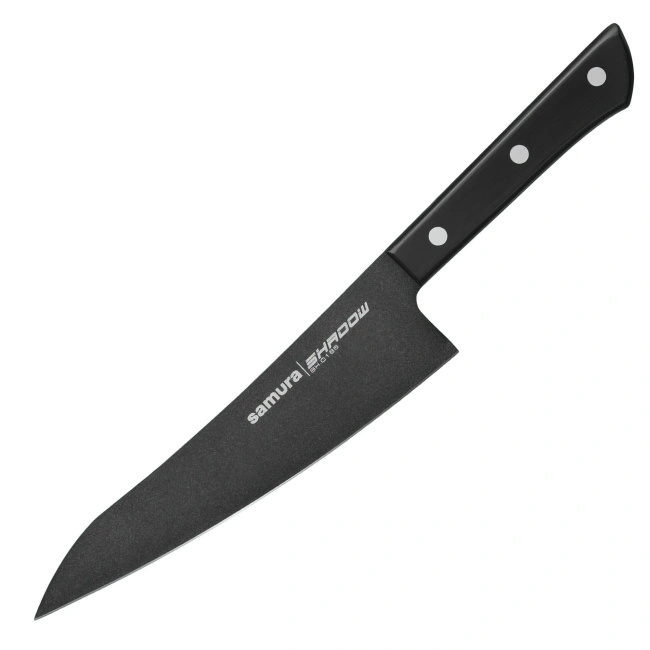 Nóż Gyuto Samura Shadow SH-0185 z powłoką nieprzywierającą, AUS-8, 18,2 cm