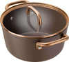Milano Garnek niski z pokrywką 24 cm brązowy - Zwilling