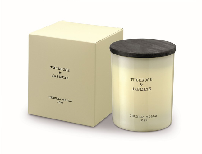 Świeca Premium 230gr. Tuberose and Jasmine - Cereria Molla