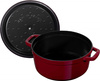 Staub La Cocotte garnek żeliwny okrągły 3.85 ltr, bordeaux