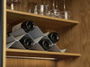 Stojak na wino Zone Denmark Rocks na 9 butelek, modułowy, szary