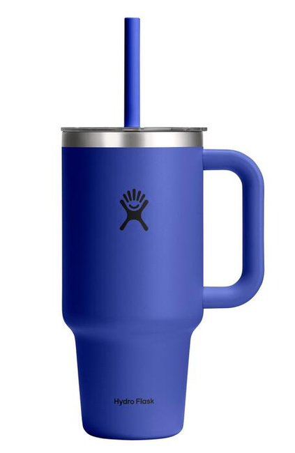 Kubek termiczny Hydro Flask Travel Tumbler 32 oz (946 ml) z uchwytem i słomką, Capri Blue