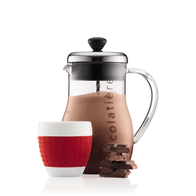Dzbanki do gorącej czekolady Chocolatiere 1L Chrome