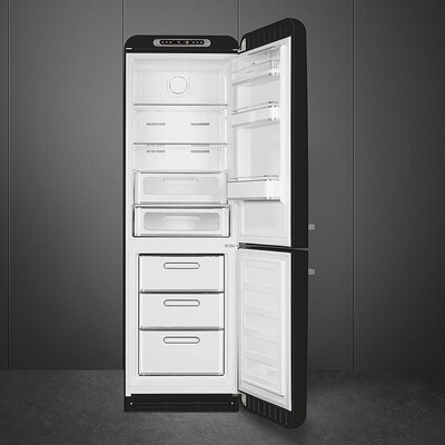 Smeg - Chłodziarko-zamrażarka FAB32RBL6 50'S STYLE - czarny