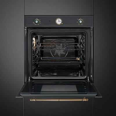 Smeg - Piekarnik, 60 cm, Cortina, SFP67C1TAO CORTINA - antracyt