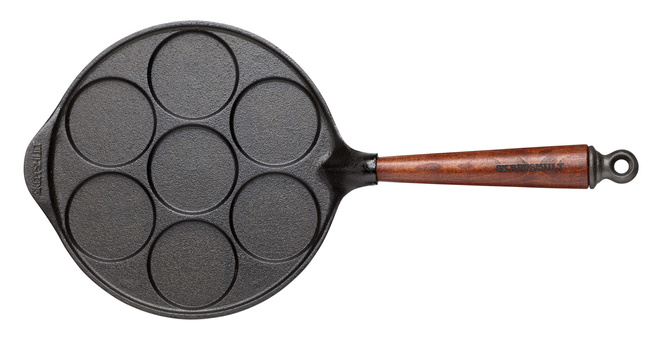 Patelnia do mini pancakes Skeppshult Traditional 23 cm, 7 okrągłych pól