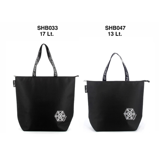 Duża torba termiczna 13l czarna - Rolser