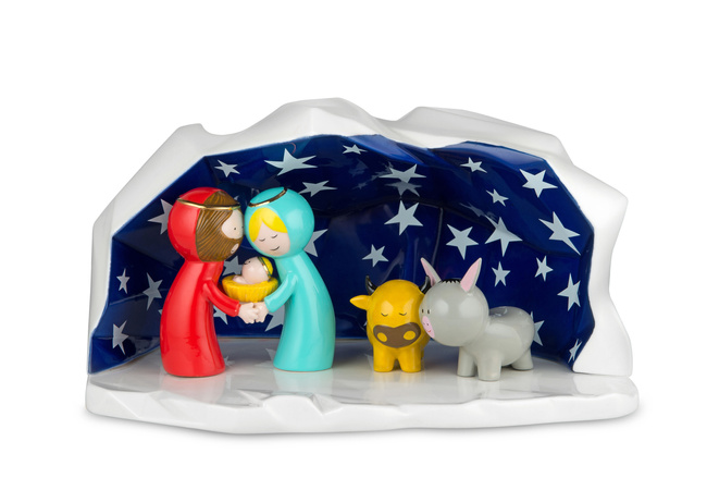 Happy eternity baby- Porcelanowa szopka z figurkami Christmas collection - Alessi