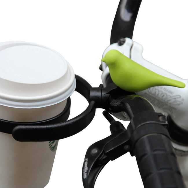 Uchwyt rowerowy na kubek Bird Bike zielony - Qualy