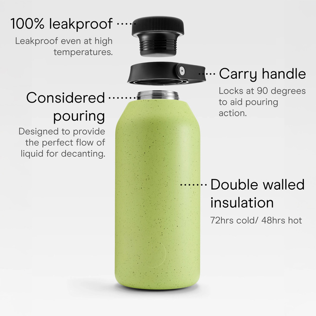Butelka termiczna Chillys | 4000 ml | Żółta Series 2 - Chillys Bottles