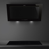 Smeg - Okap kuchenny, 90 cm, Linea, czarny LINEA KV194B3 Czarny