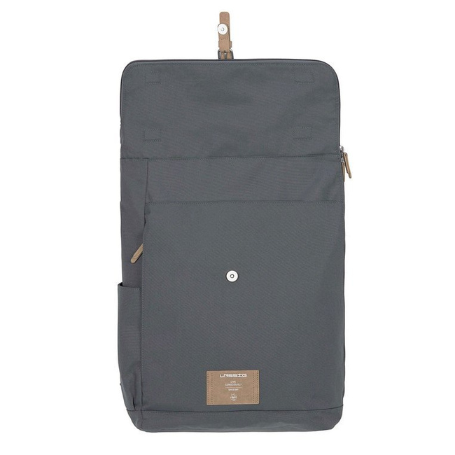 Green Label Plecak Dla Mam Z Akcesoriami Rolltop Backpack - Anthracite - Lassig