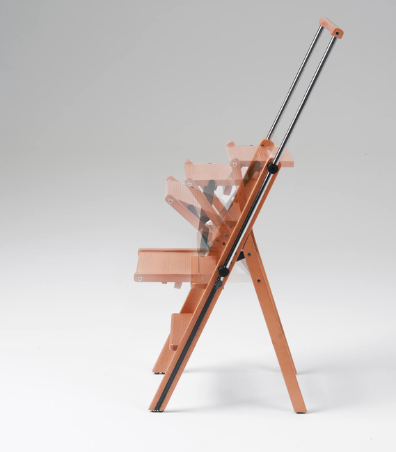 Arredamenti Eletta Drabina - 140 x 47 cm, brązowy