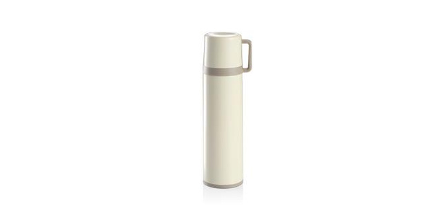 Termos z kubkiem Constant Cream 0,5 l, nierdzewny - Tescoma