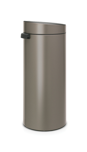 Kosz na śmieci Brabantia Touch Bin New 30 l Platinum z plastikowym wiadrem