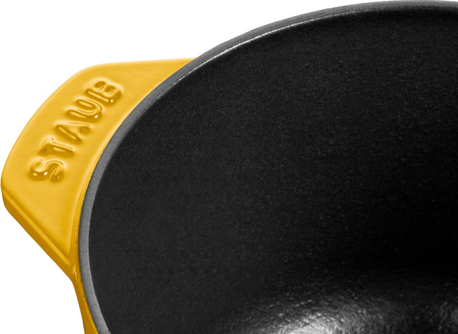 Garnek żeliwny Staub La Cocotte okrągły 16 cm, 1,75 l, cytrynowy