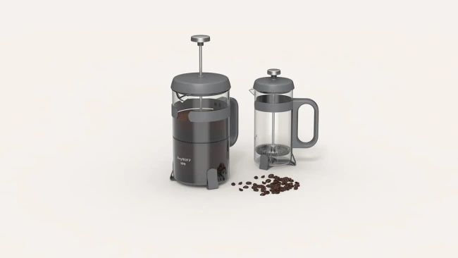 Leo Zaparzacz do kawy i herbaty antracytowy 0,80l - Berghoff