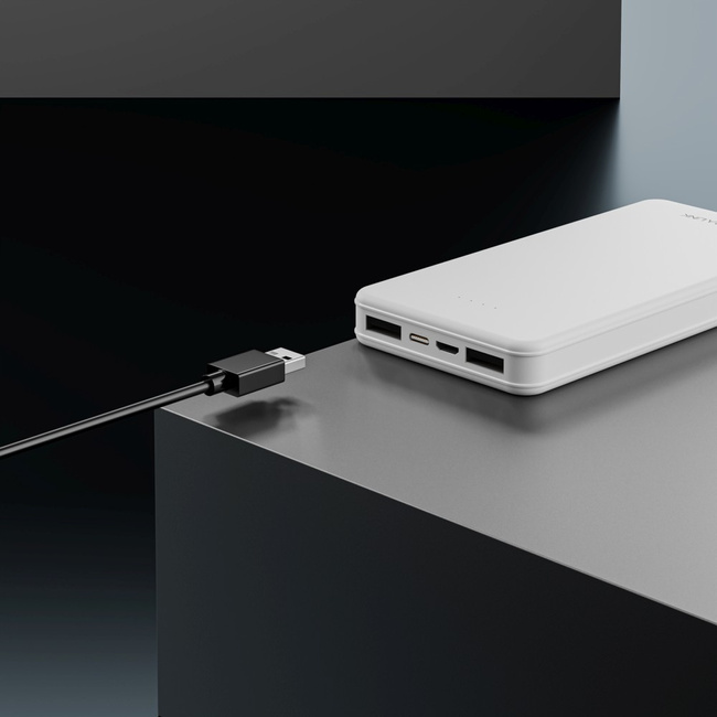 EXTRALINK Powerbank EPB-078W 10000mAh Biały USB-C szybkie ładowanie przenośny akumulator