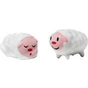 Figurki dekoracyjne owieczki Alessi, 2 sztuki