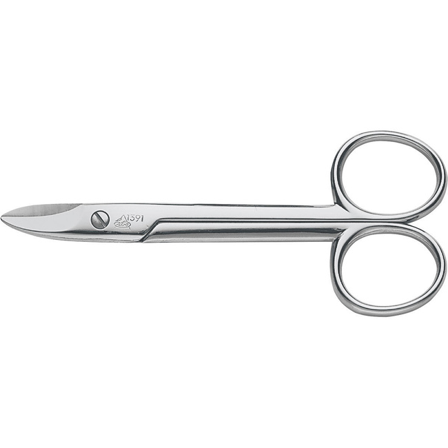 Nożyczki do paznokci u stóp stal niklowana, krótkie ostrze 10,5 cm - Erbe Solingen