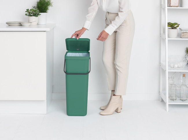 Kosz Sort&Go, 40L, zielony, Brabantia