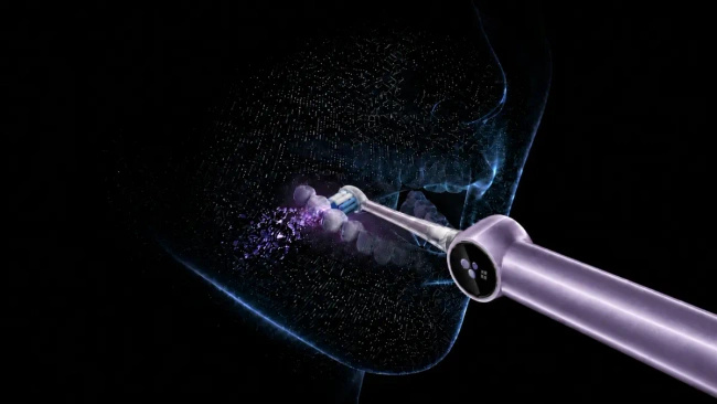Szczoteczka soniczna z irygatorem RANVOO PH5 Bubble, fioletowa