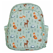 Plecak dla dzieci Forest Friends Sage - mieści A4 - A Little Lovely Company
