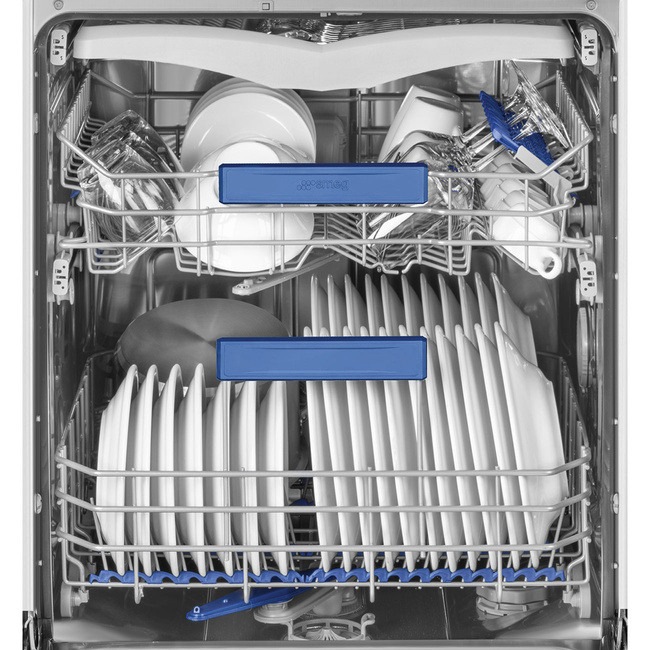 Smeg - Zmywarka do naczyń, 60 cm Universal Stl332ch Srebrny (panel sterowania).
