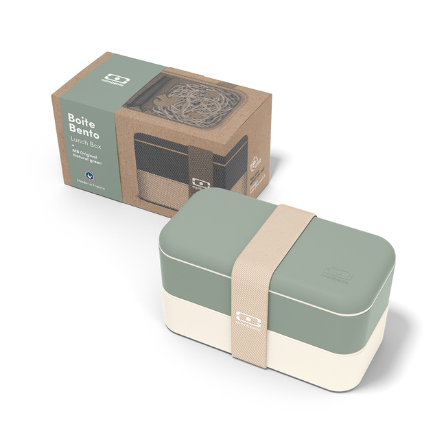 Monbento Original Bento Lunchbox 1l Natural Green