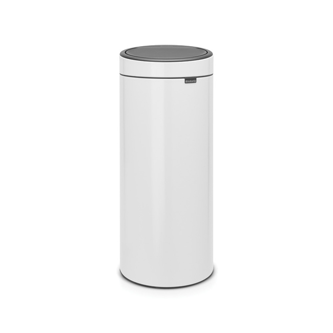 Kosz na śmieci Brabantia Touch Bin New 30 l biały, otwierany dotykiem