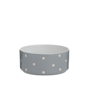 Miski dla psa Polka Dot Grey 18 cm - Mason Cash