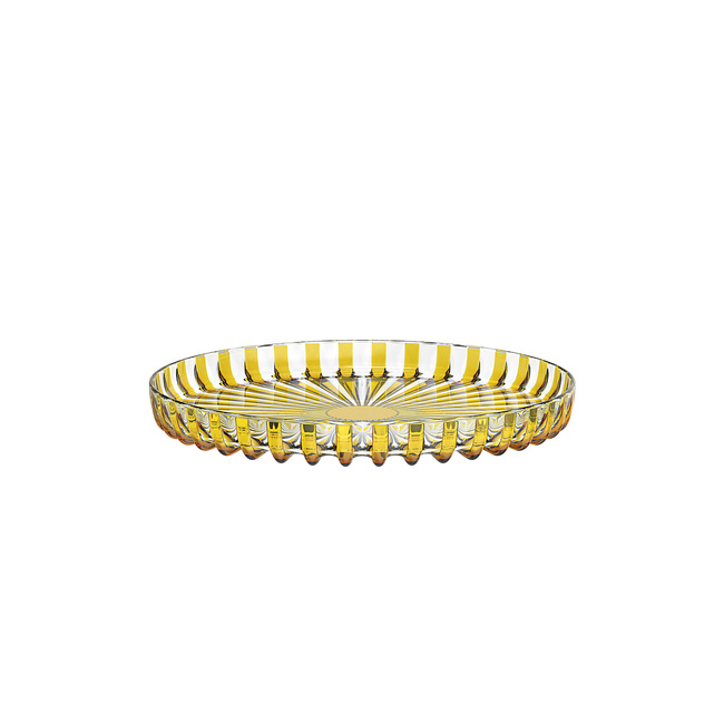 tacki okrągłe do serwowania 31 cm amber - guzzini