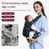 Nosidełko dla dzieci Momcozy BC001 z bawełny, wzór Gwieździsta noc, 3 do 20 kg