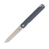 Nóż składany Womsi Wolf Tanto, stal Sandvik 14C28N, ostrze 9 cm, rękojeść G10 niebieska