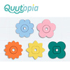 Quut - Zestaw puzzli piankowych Quutopia Kwiaty 10m+
