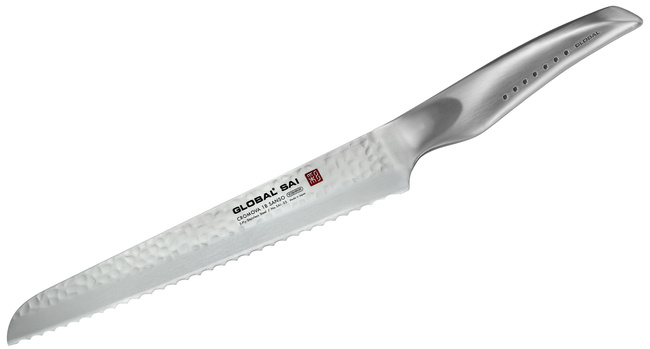 Nóż do pieczywa Global SAI-05, ząbkowane ostrze 23 cm