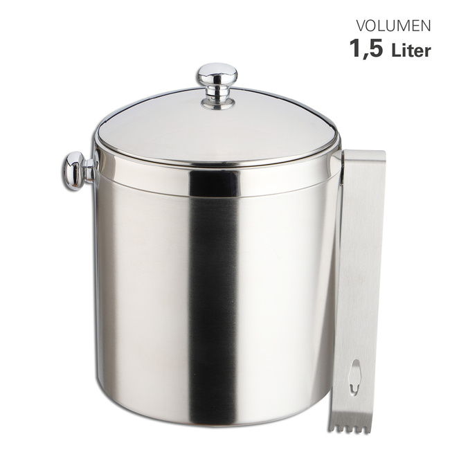 Pojemnik na lód 1,5 l + szczypce - Weis