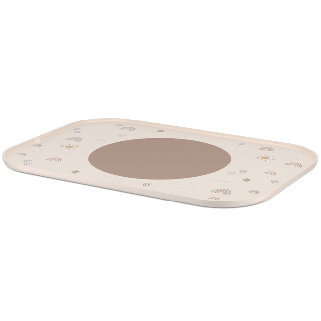 Taca dla dzieci do serwowania i nauki jedzenia Mio Sunshine & Rainbow Mepal