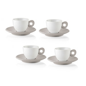 filiżanki do espresso ze spodkami pistacjowe - Guzzini