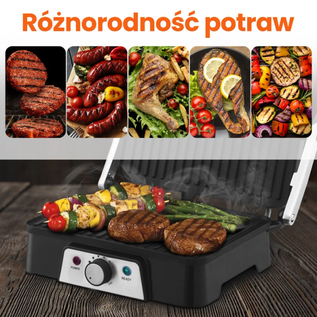 Extralink Smart Life Electric Grill Sj-36 | Grill elektryczny | 2000W, Grill z regulacją temperatury