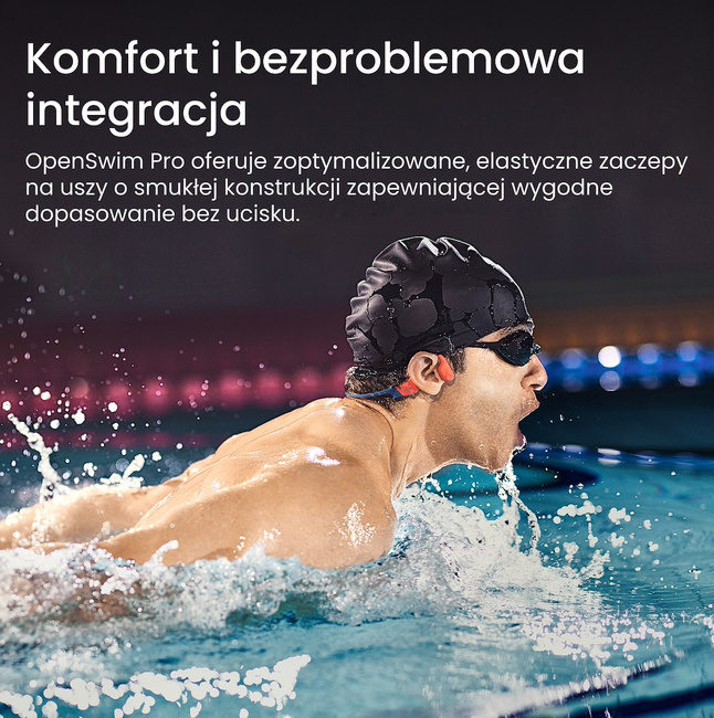Słuchawki Shokz OpenSwim Pro RED